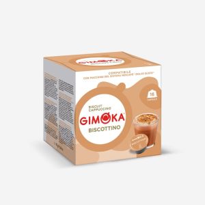 16 קפסולות קפה מבית GIMOKA איטליה – BISCOTTINO למכונת דולצ’ה גוסטו