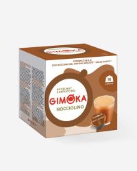 16 קפסולות קפה מבית GIMOKA איטליה – NOCCIOLINO למכונת דולצ’ה גוסטו