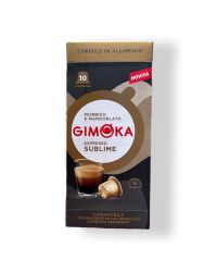 10 קפסולות קפה מבית GIMOKA איטליה – SUBLIME למכונת נספרסו