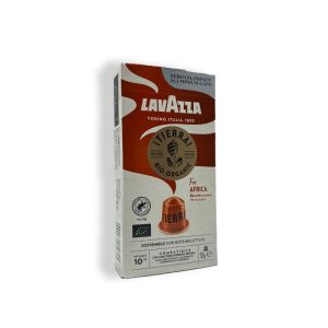 10 קפסולות אלומניום LAVAZZA Tierra For Africa