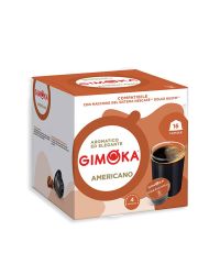 16 קפסולות קפה 100% ערביקה מבית GIMOKA איטליה – AMERICANO – למכונת דולצ’ה גוסטו