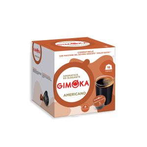 16 קפסולות קפה 100% ערביקה מבית GIMOKA איטליה – AMERICANO – למכונת דולצ’ה גוסטו