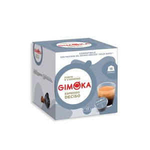 16 קפסולות קפה 100% ערביקה מבית GIMOKA איטליה – DECISO – למכונת דולצ’ה גוסטו