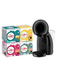 מארז מכונת אספרסו NESCAFÉ Piccolo XS עם 96 קפסולות תואמות דולצ'ה גוסטו
