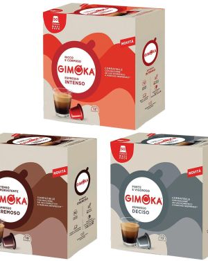 150 קפסולות Gimoka תואמות למכונות דולצ'ה גוסטו
