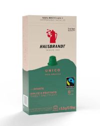 קפסולות מבית Hausbrandt Unico 100% arabica